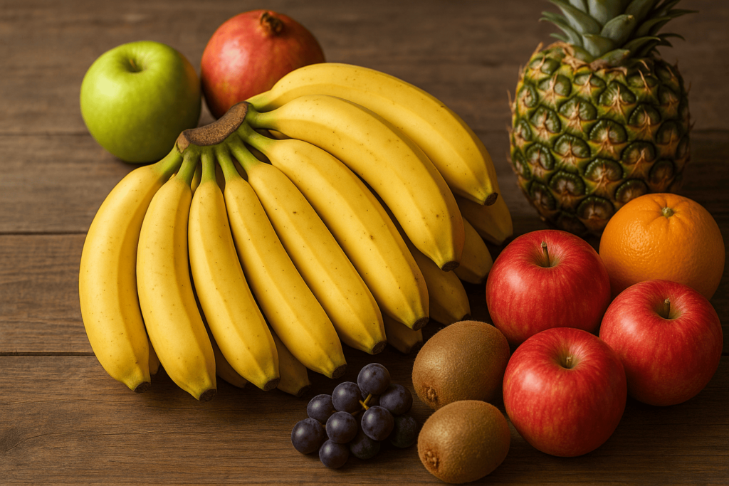 qual é o coletivo de bananas