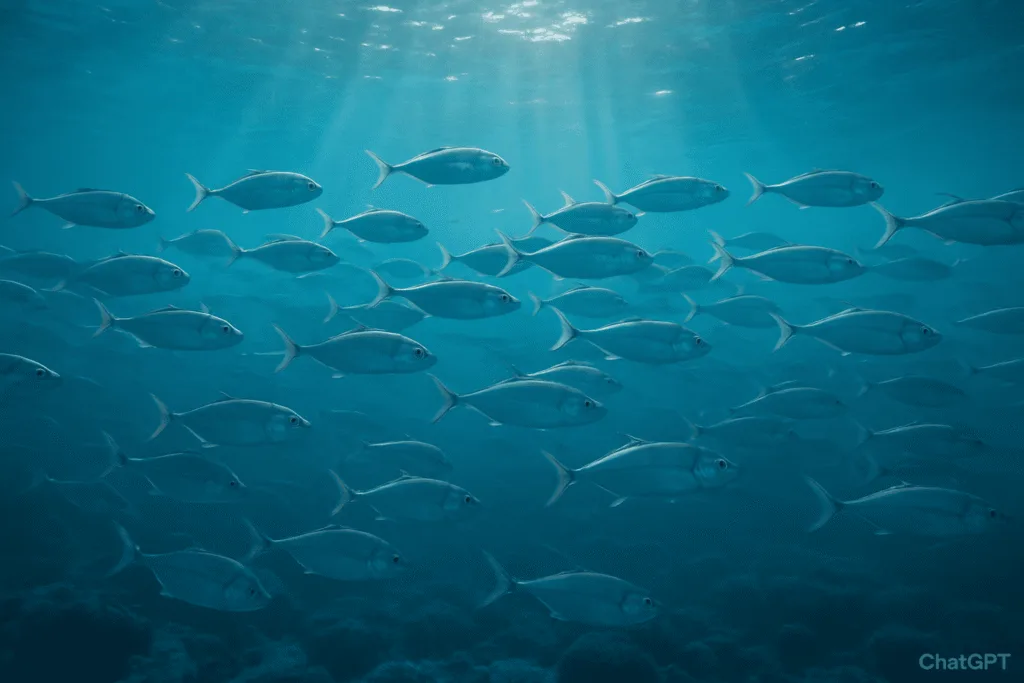 Qual o coletivo de peixe