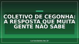 Coletivo de Cegonha: a resposta que muita gente não sabe